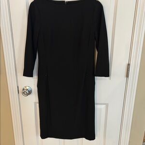 Ann Taylor Elegant Black Long Sleeve Dress